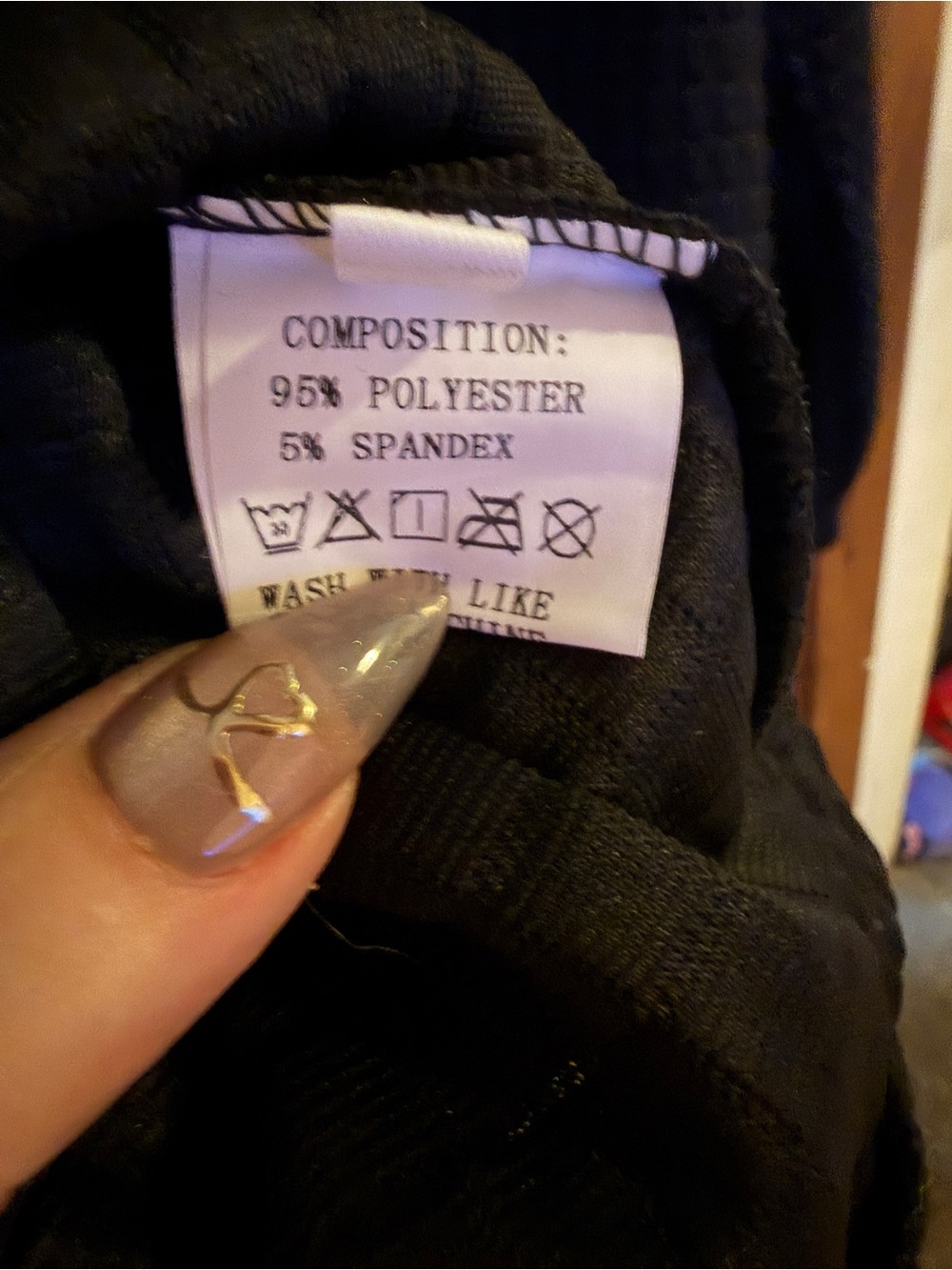 Black 'Game Day' Waffle-Knit Hoodie with Football Graphic Size XL BNWOT - Picture 7 of 7